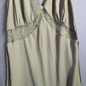 Wild Fable Olive Lace Chemise